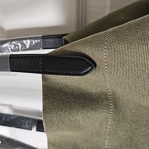 NWTs $70 Banana Republic Olive Green Canvas Bag w/Snap Closure